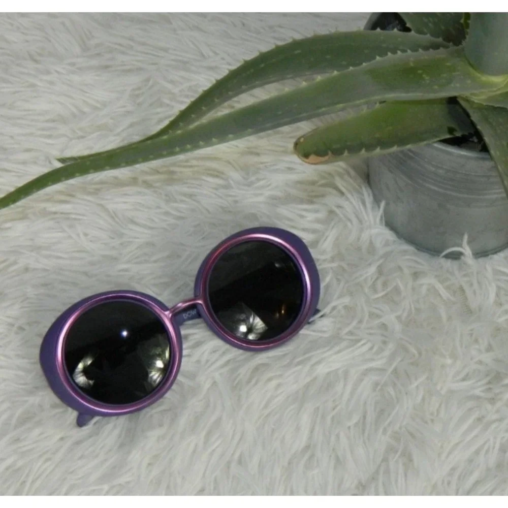 Perverse‎ Sunglasses Purple Round Frame Hippie  Retro